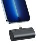 VEGER PlugOn Powerbank Lightning csatlakozóval 5000mAh  PD20W fekete (W0556P)